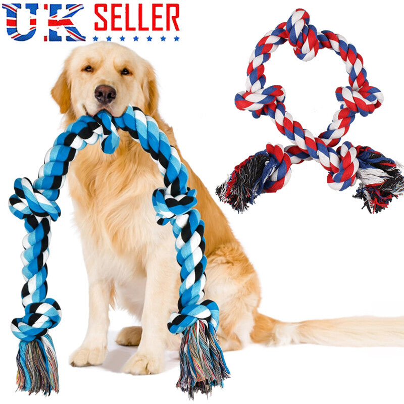 Dog Rope Toys Large XXL Rope Toys For Large Dogs Teeth Cleaning Tug Of War — image 1 of 11