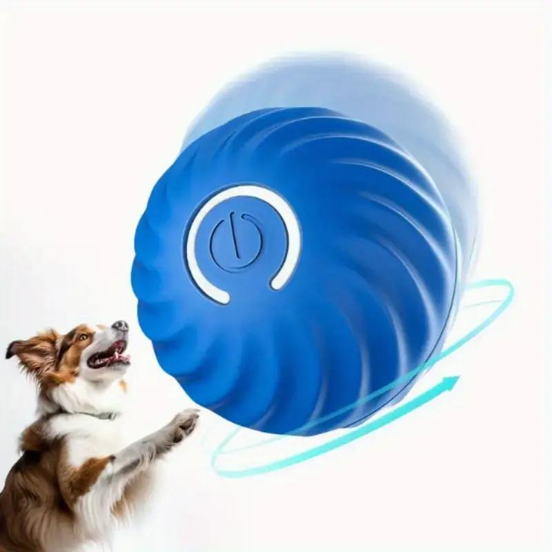 Blue And Orange Pet Bouncing Ball Fun Pet Bouncing Ball For Cats And Dogs,Self-pickup Only — image 1 of 10
