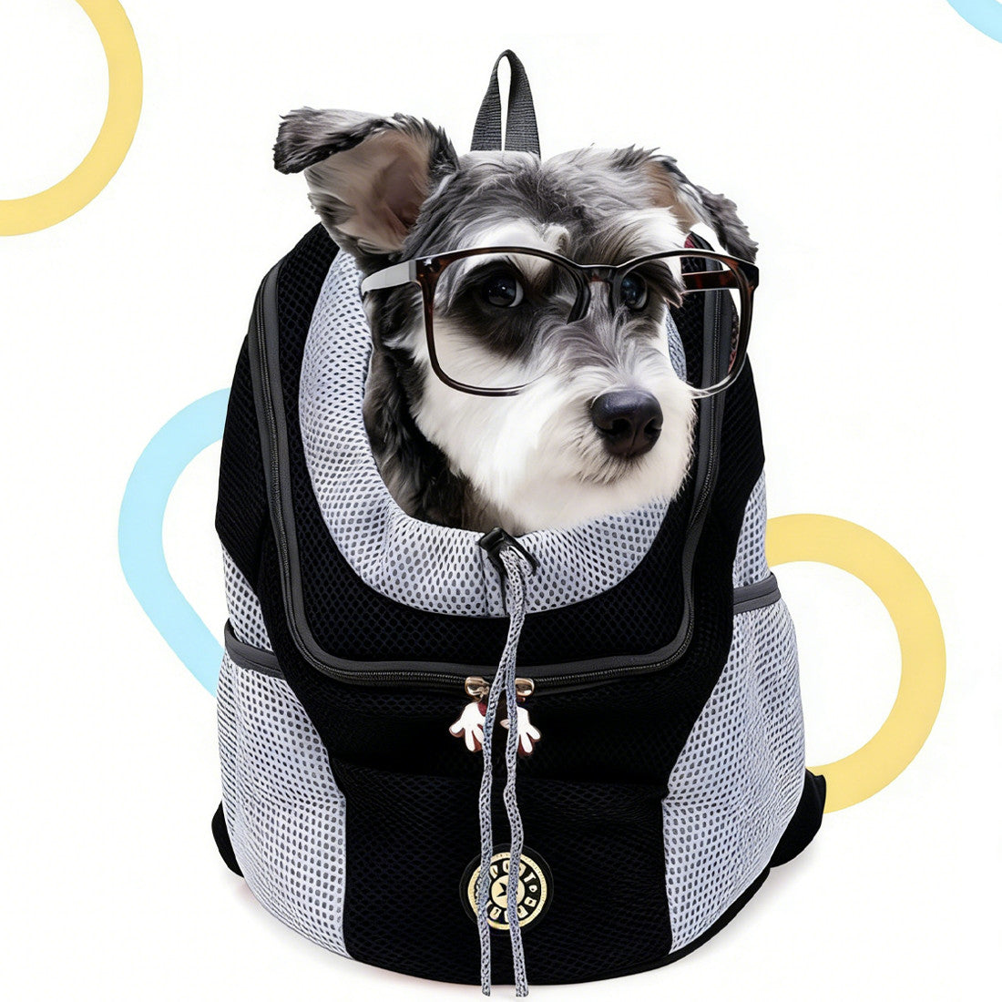 NEW Pet Dog Carrier Puppy Travel Mesh Backpack Front Travel Portable Breathable Bag — image 1 of 6