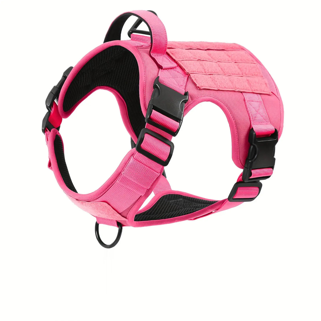 Tactical Service Dog Harness Vest - Adjustable Reflective Chest Harness with Metal Buckle, for Hiking & Training — image 1 of 9