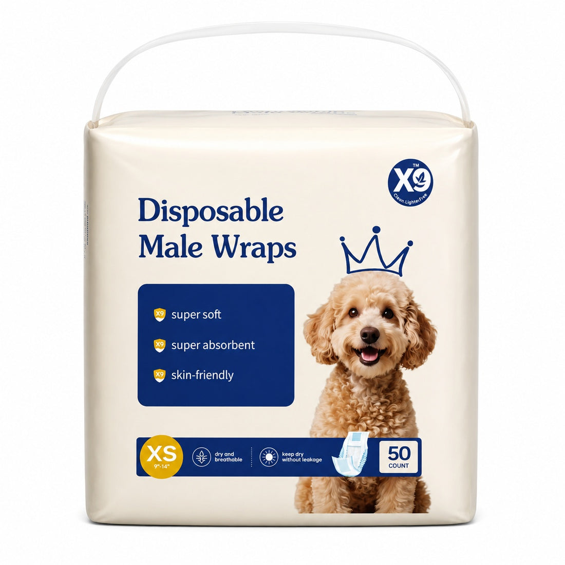 Disposable Male Dog Wraps — image 1 of 10