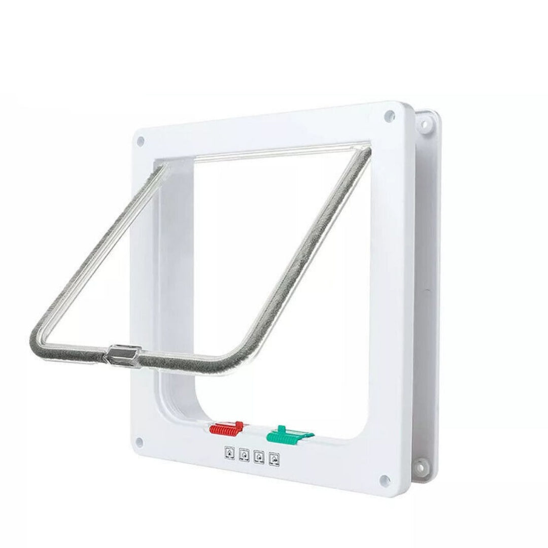 4-Way Locking Pet Door for Cats & Dogs — image 1 of 10