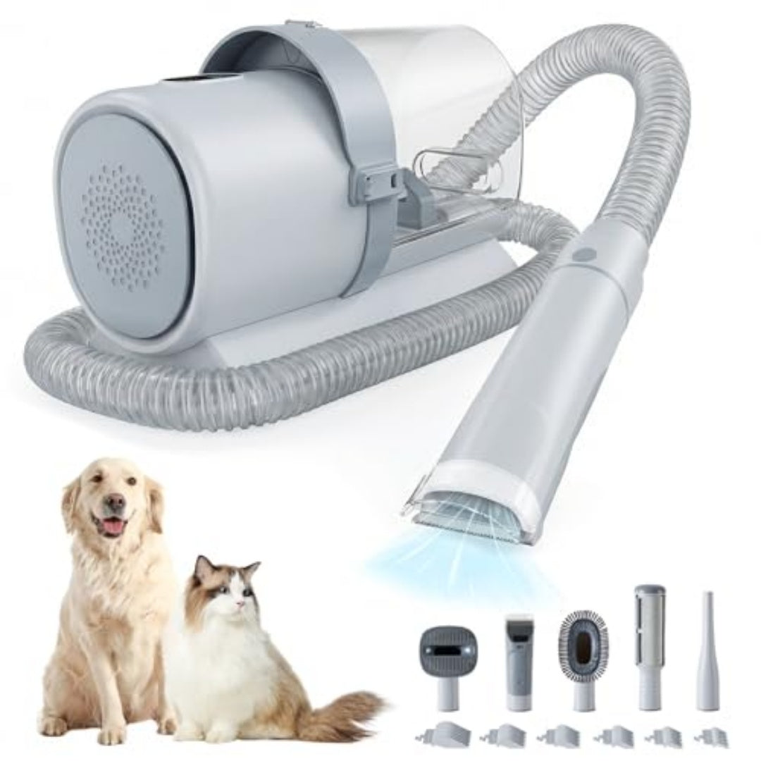 Professional Dog Grooming Clippers With 2.5L Cup, 3 Suction Modes, Cordless Clippers, 5 Groomer Tools, Low Noise Pet Hair Trimmer For — image 1 of 9