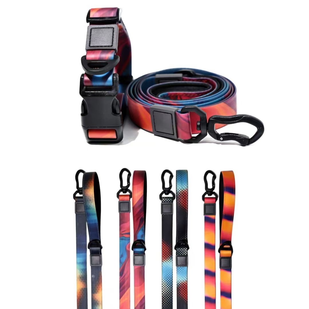 Heat Transfer Printing PVC Coated Rubberized Waterproof Traction Rope Set — image 1 of 11