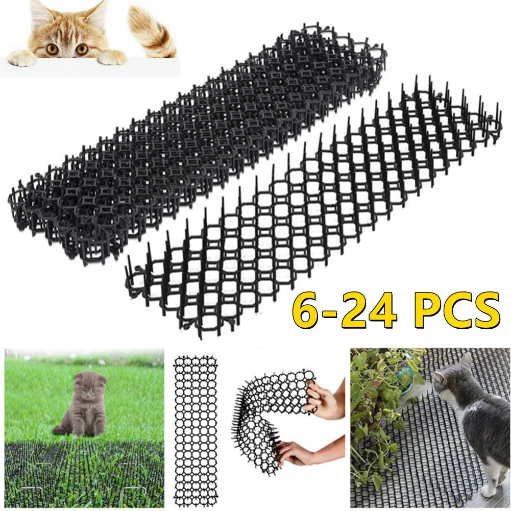 6x Cat Scat Mat Spike Anti-Cat Dog Pest Deterrent Repellent Animal Scarer Uk — image 1 of 10