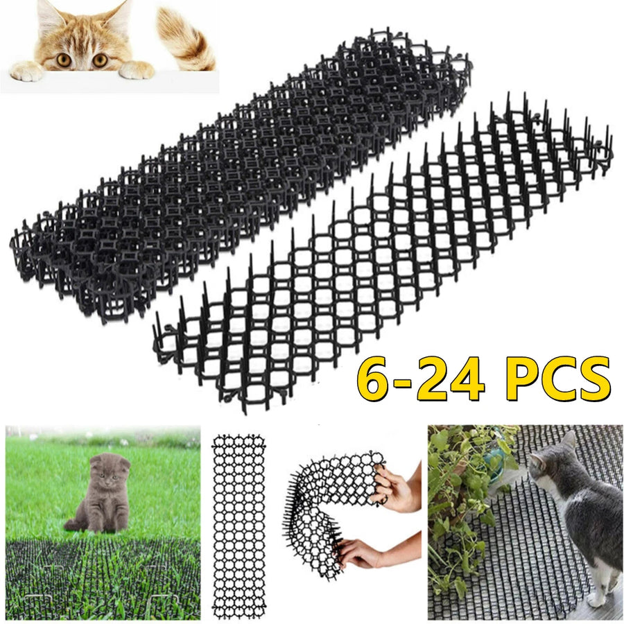 6x Cat Scat Mat Spike Anti-Cat Dog Pest Deterrent Repellent Animal Scarer Uk — image 1 of 10