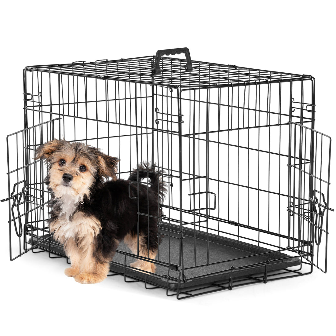 A Dog Cage With Two Doors — image 1 of 10