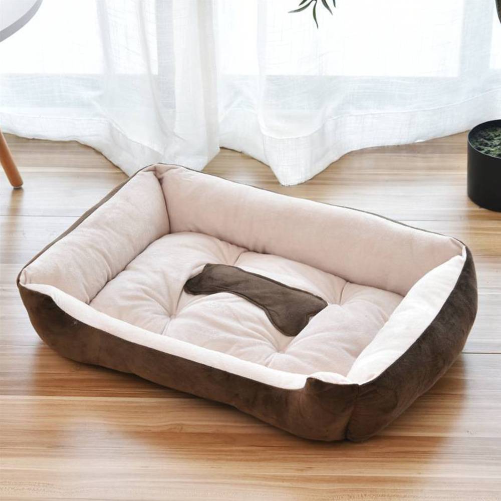 Calming Plush Dog Bed (Machine-Washable) — image 1 of 8