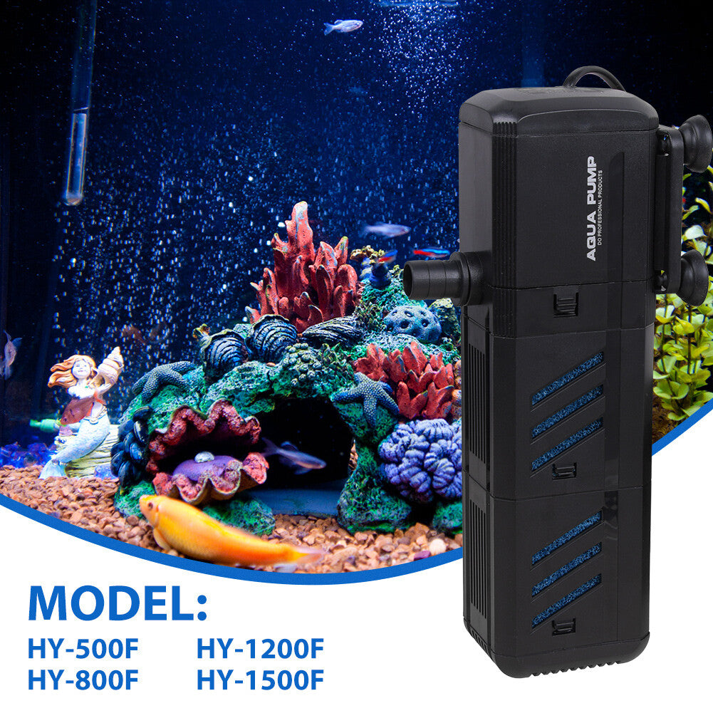4 In 1 Aquarium Fish Tank Filter Water Internal Purifier Filter Oxygen Wave — image 1 of 10