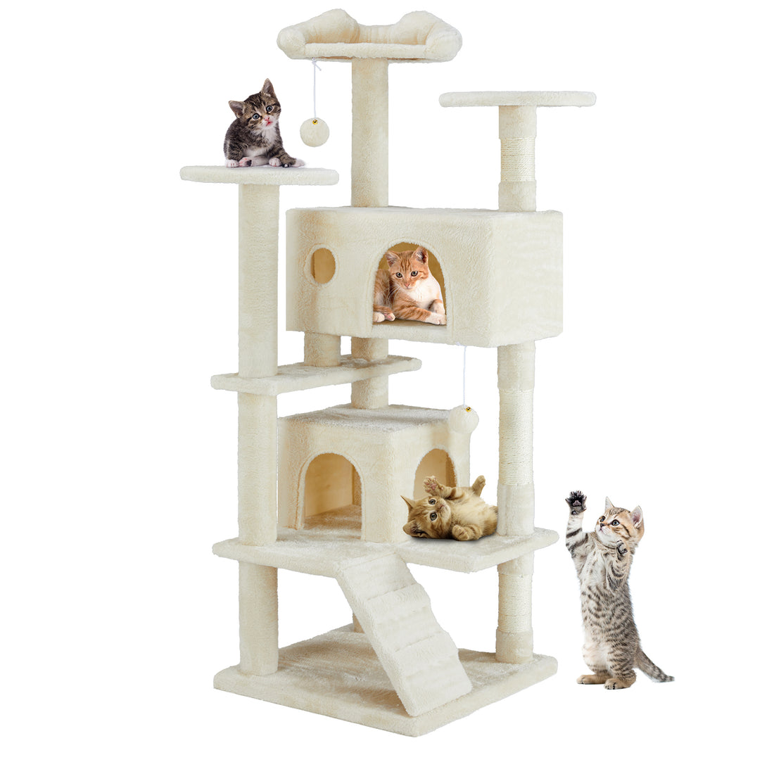 Multi Functional Cat Treehouse Cat Climbing Frame — image 1 of 10